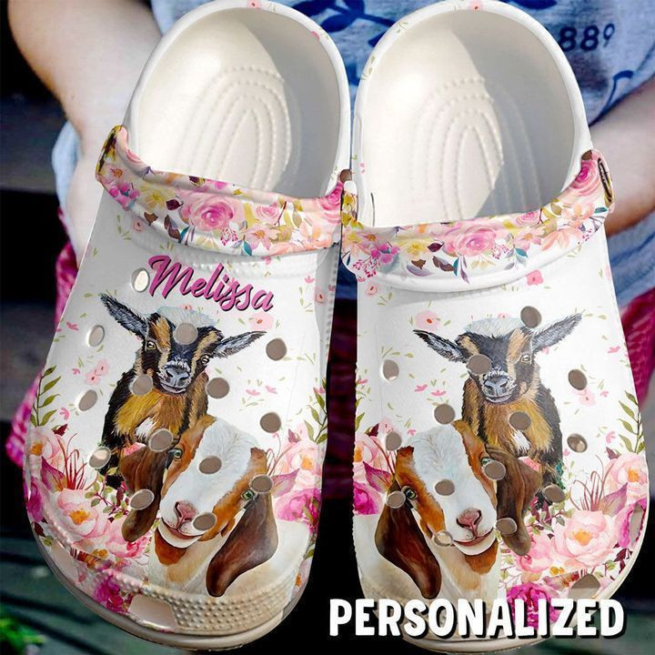 Farmer Personalized Cute Goats Classic Clogs Shoes