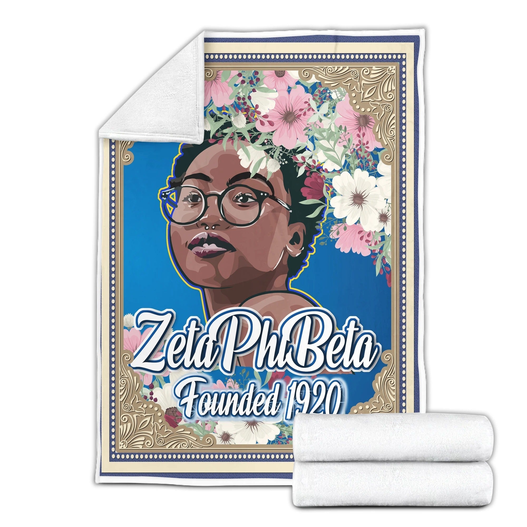 Wonderprint Blanket Black Girl Zeta Phi Beta Premium Blanket Lt10