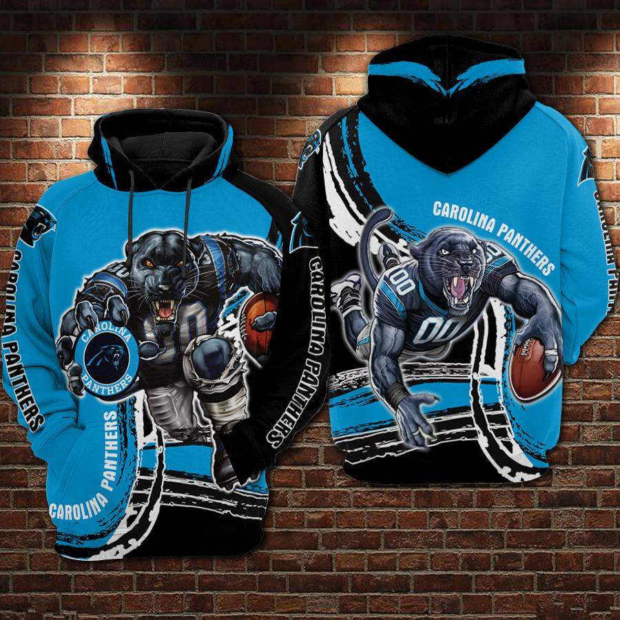 Carolina Panthers Hoodie 3D Style2861 All Over Printed