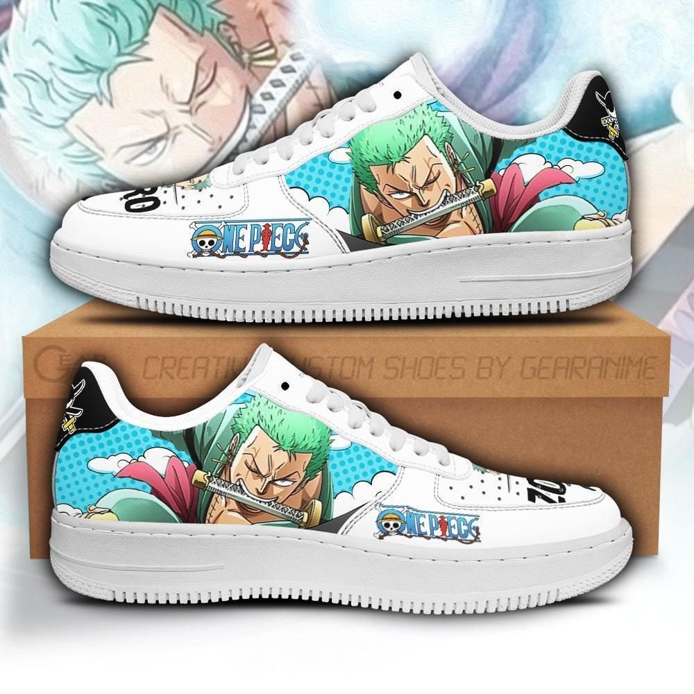 Zoro Air Sneakers Custom Anime One Piece Shoes Unisex Men Women