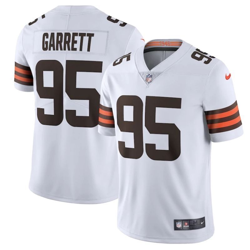 Cleveland Browns Myles Garrett #95 NFL 2020 White Jersey