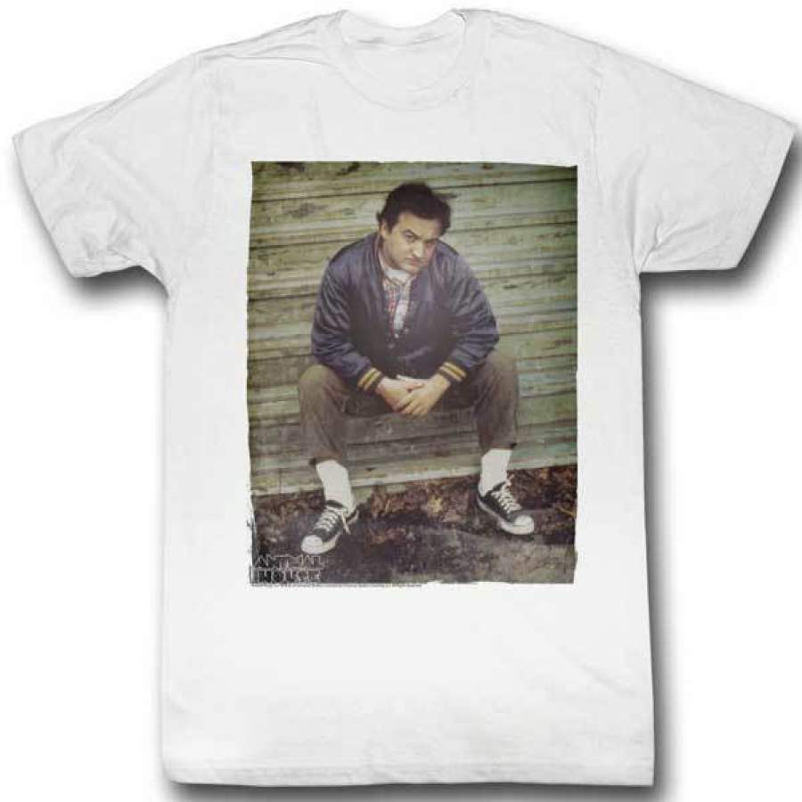 ANIMAL HOUSE-OLD PHOTO-WHITE ADULT S/S T-SHIRT