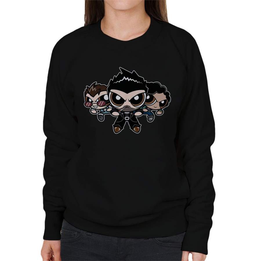 The Unholy Trinity Preacher Powerpuff Girls Women’s Sweatshirt