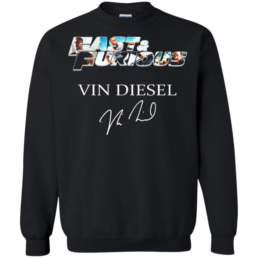 AGR Fast And Furious Vin Diesel Picture In Name Sweatshirt