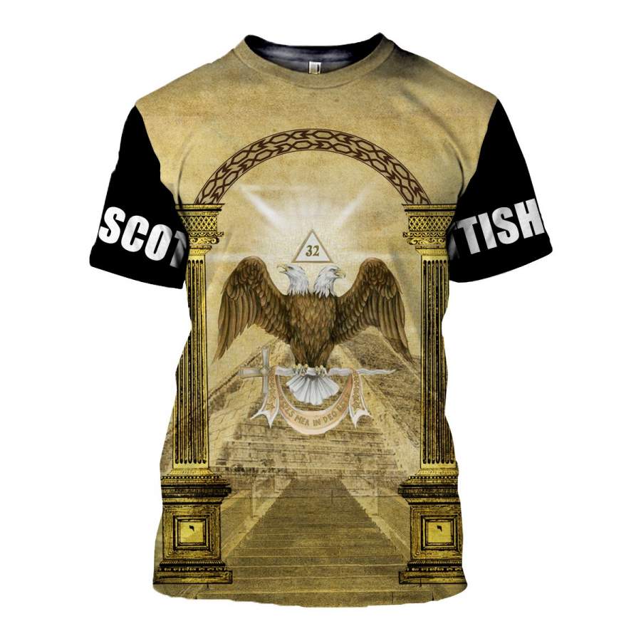 3D ALL OVER SCOTTISH RITE T SHIRT 5142019