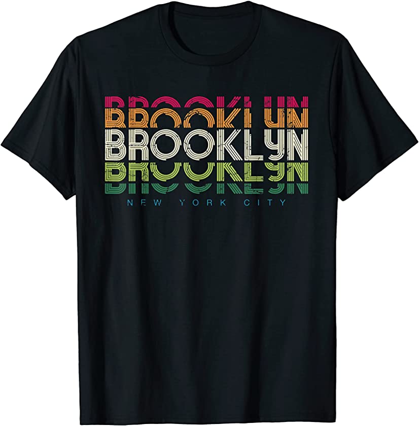 Brooklyn New York City Tee shirt, Vintage Brooklyn Graphic T-Shirt