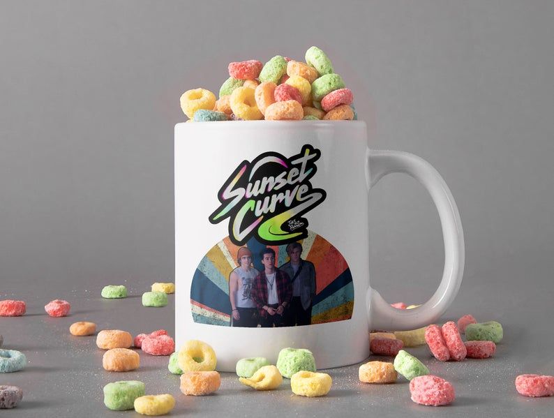 White Mug Sunset Curve Band Mug Julie and the Phantoms Movie Mug This Band is Back Mug Retro Vintage Mug Premium Sublime Ceramic Coffee Mug H99