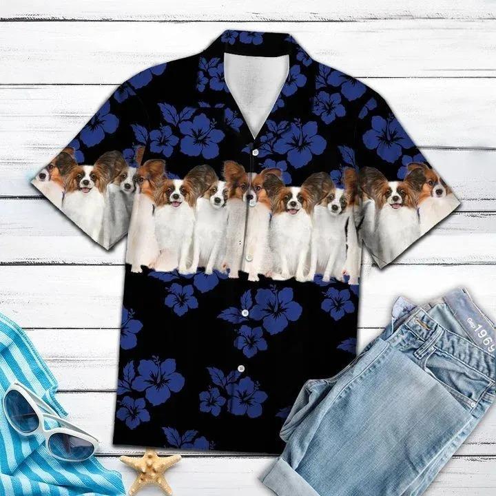 Awesome Papillon Hawaiian Shirt Pre13561