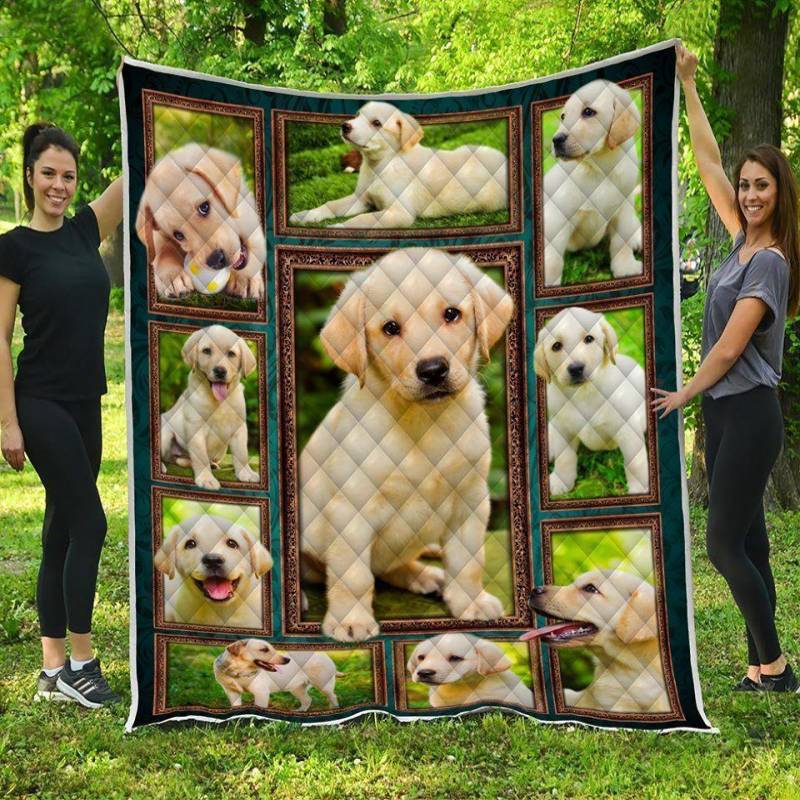 Labrador Cute Puppy Labrador JJI162 Awesome Quilt