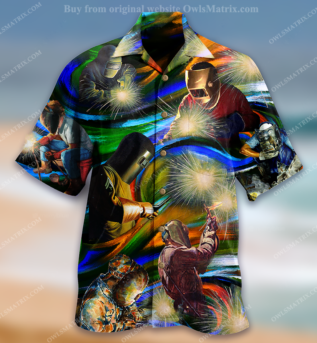 Welder – Yes I Know I Am On Fire, Let Me Finish This Weld – Hawaiian Shirt