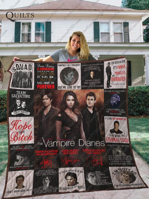 DD – Vampires Diaries Quilt blanket