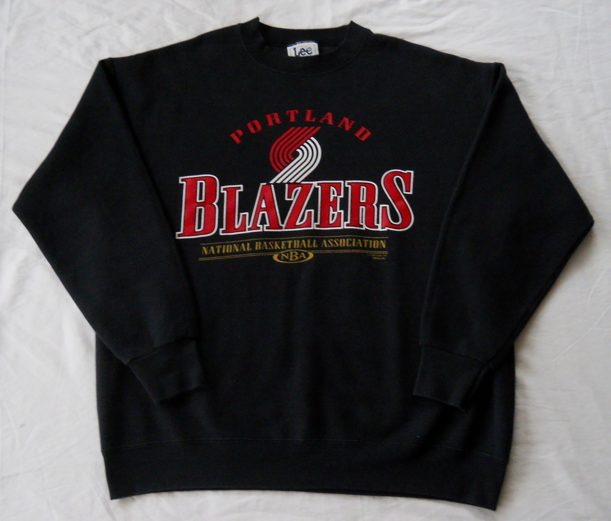 Vintage Mid Late 90S Portland Trailblazers Crewneck By Lee Sport Pr Shirt