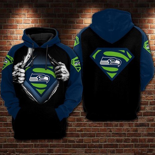 Seattle Seahawks 50 Unisex 3D Hoodie Gift For Fans