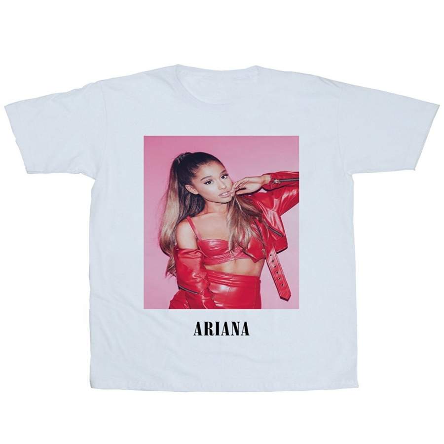 Ariana Grande Girls Red Jacket T-Shirt Fashion O-Neck Short Sleeved T Shirts Summer Funny Loose Tee Shirt For Men