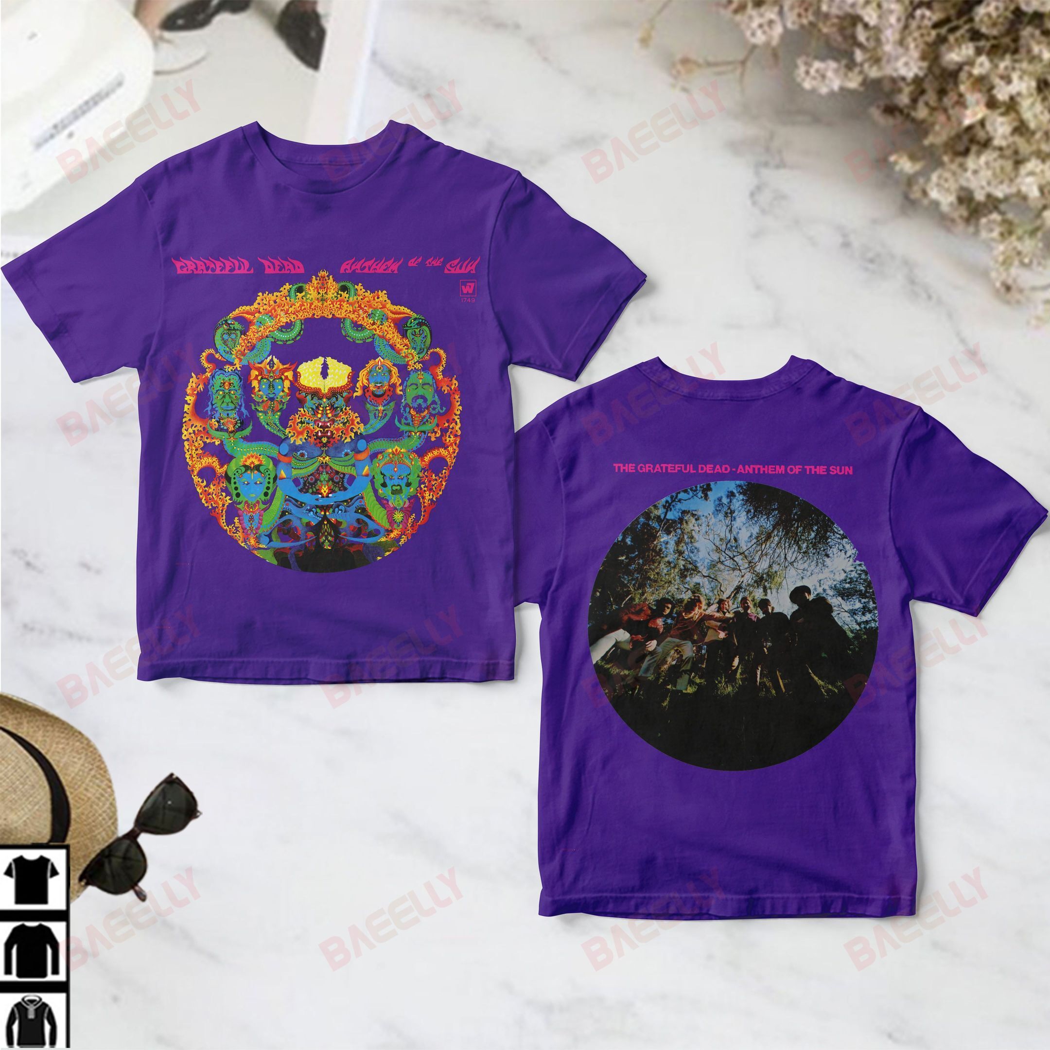 Grateful Dead T-Shirts, Vintage Grateful Dead Shirt, Grateful Dead Anthem Of The Sun Shirt