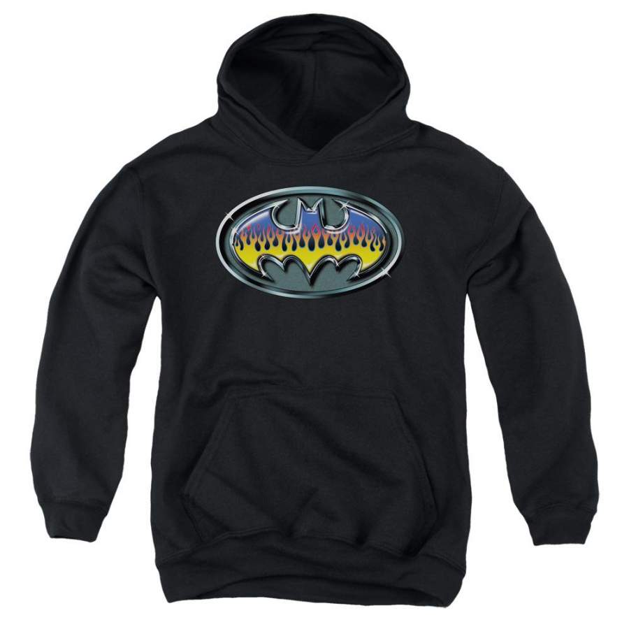 Batman – Hot Rod Shield Youth Pull Over Hoodie