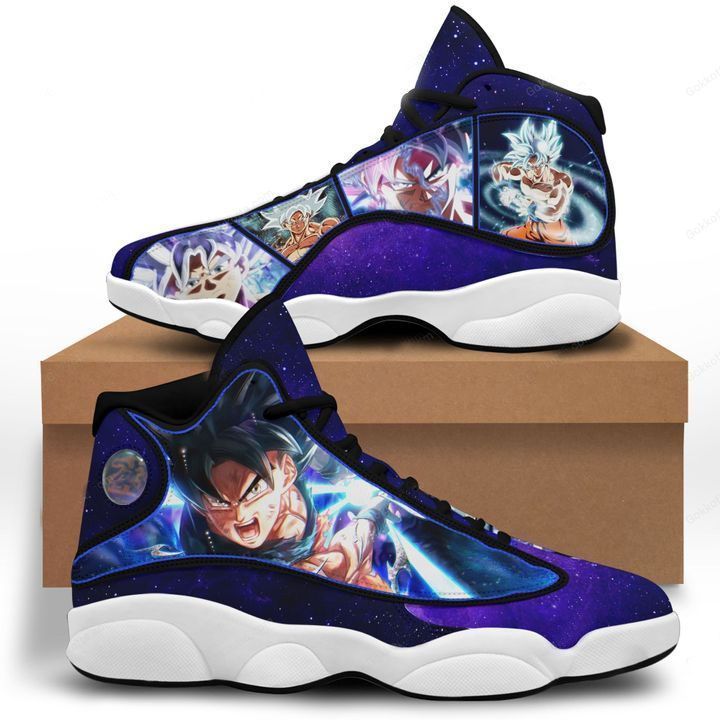 goku ultra instinct air jordan 13 sneakers jd13 sneakers personalized shoes design