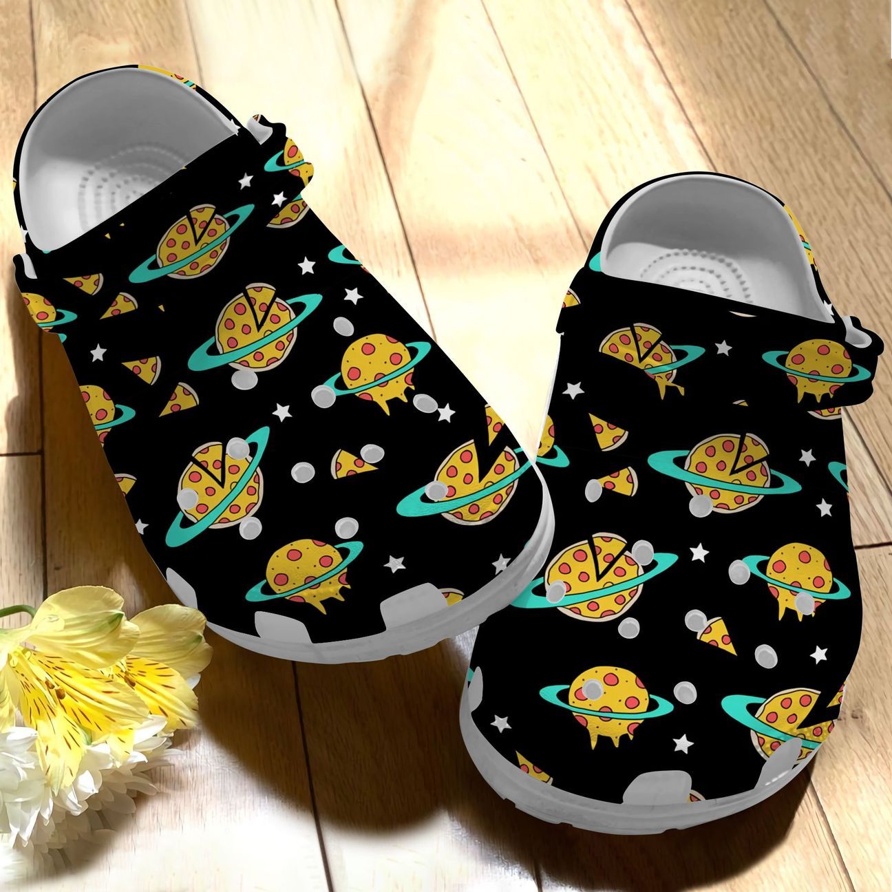 Pizza Personalize Clog, Custom Name, Text, Fashion Style For Women, Men, Kid, Print 3D Cool Pizza Lovers