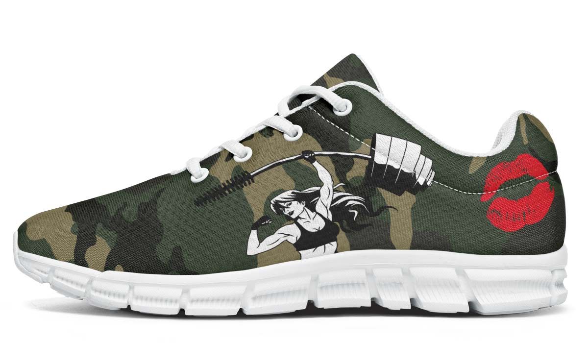 Camo Weightsbeautyand Muscle Breathable Sneakers Custom Shoes