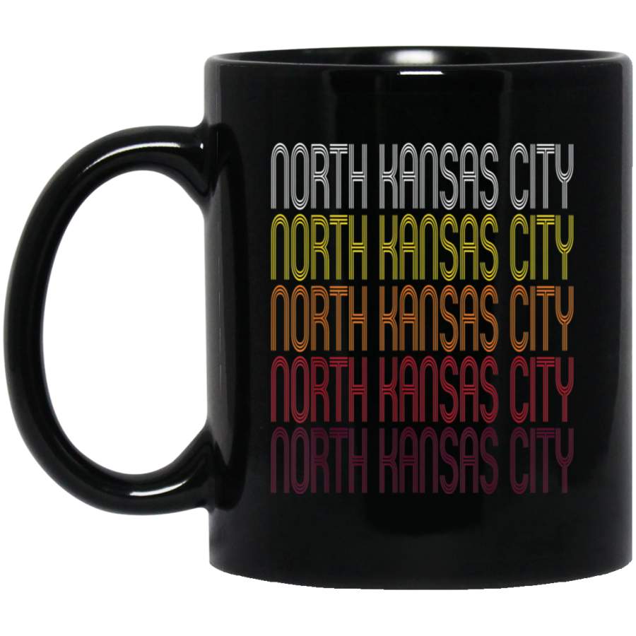 North Kansas City MO  Vintage Style Missouri Mug