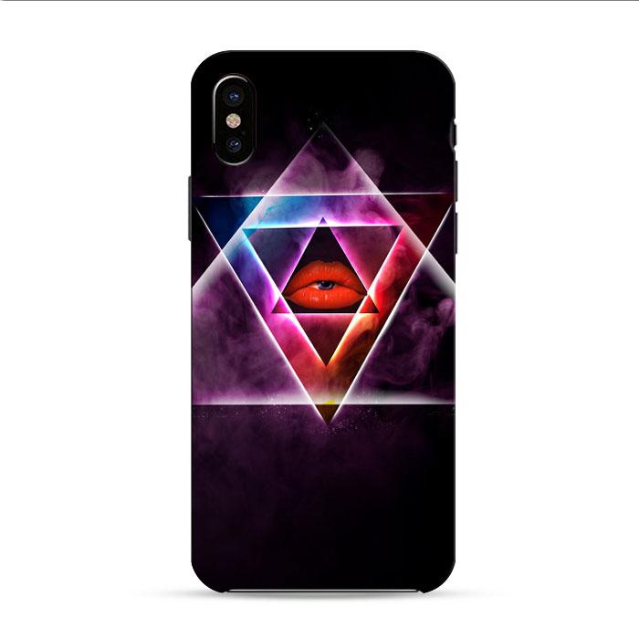 Triangle Nebula iPhone XS 3D Case