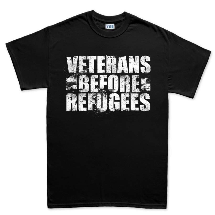 Veterans Before Refugees Men’s T-shirt