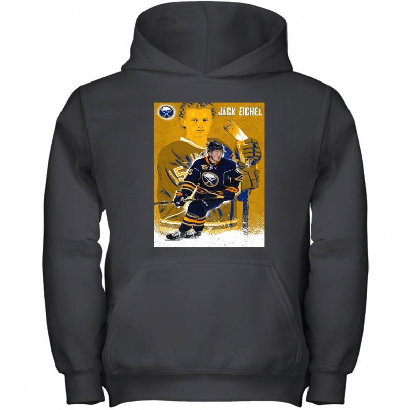 International Buffalo Sabres Jack Eichel Premium Wall Youth Hoodie