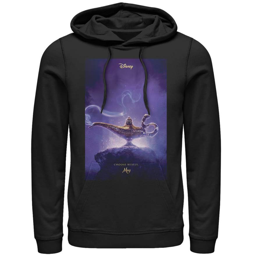 Aladdin Men’s Choose Wisely Movie Poster  Lightweight Hoodie