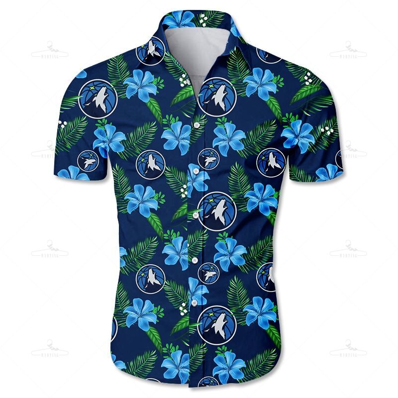 Minnesota Timberwolves Hawaii Shirt Tropical Flower Summer Ha49799