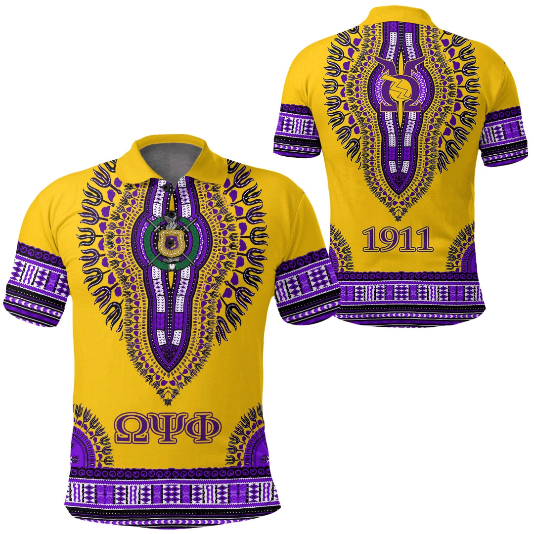 Africa Zone Polo Shirt – Omega Psi Phi Dashiki Polo Shirts A31