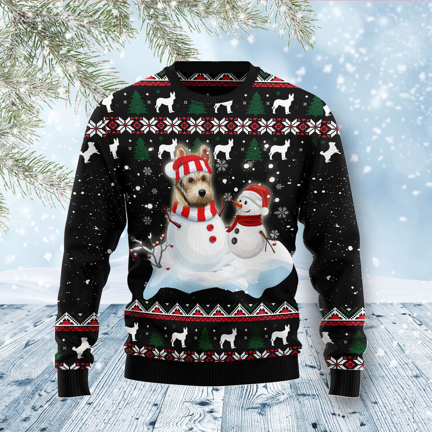 Berger Picard Ugly Christmas Sweater | For Men & Women | Adult | Us5155