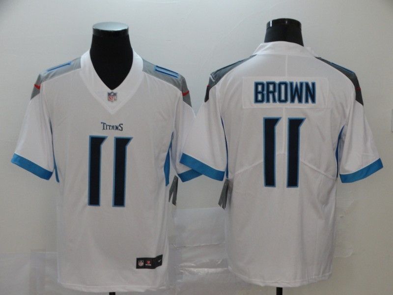 Tennessee Titans Aj Brown #11 NFL 2020 White Jersey