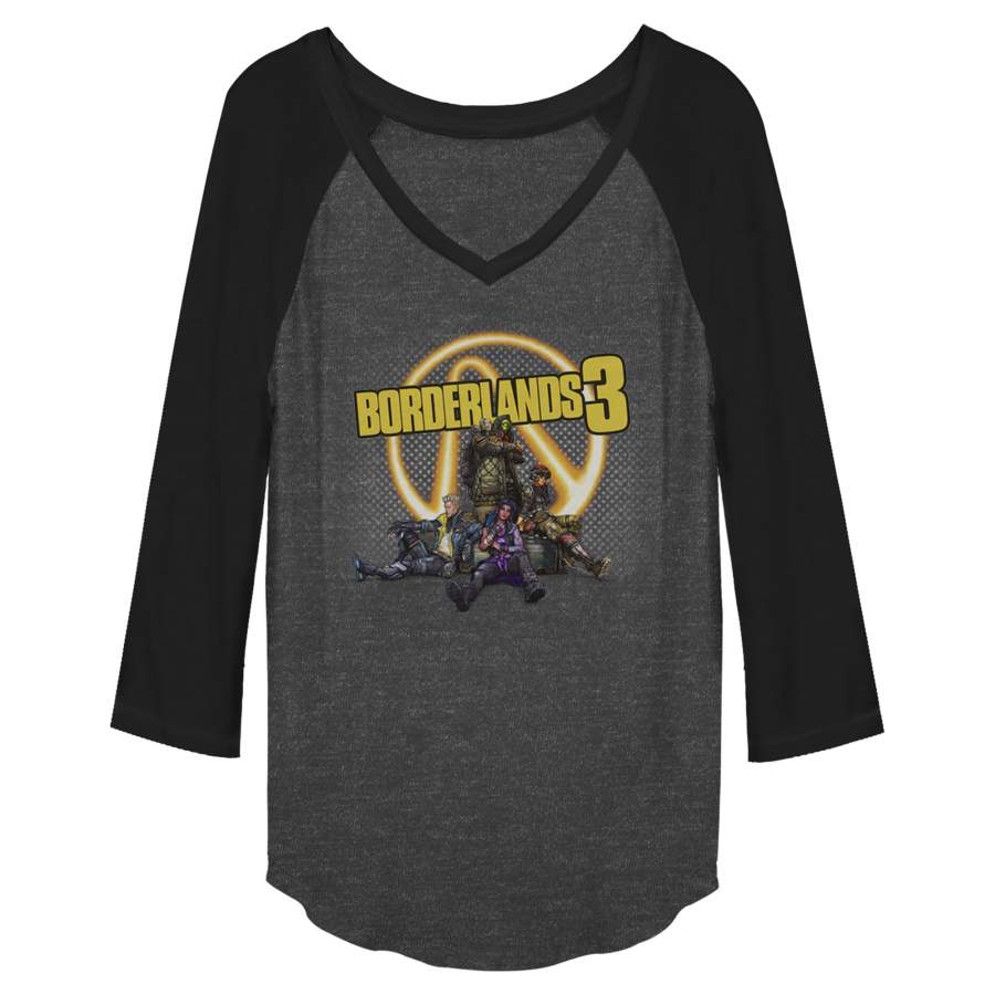 Borderlands 3 Junior’s Vault Hunter Family  Baseball Tee