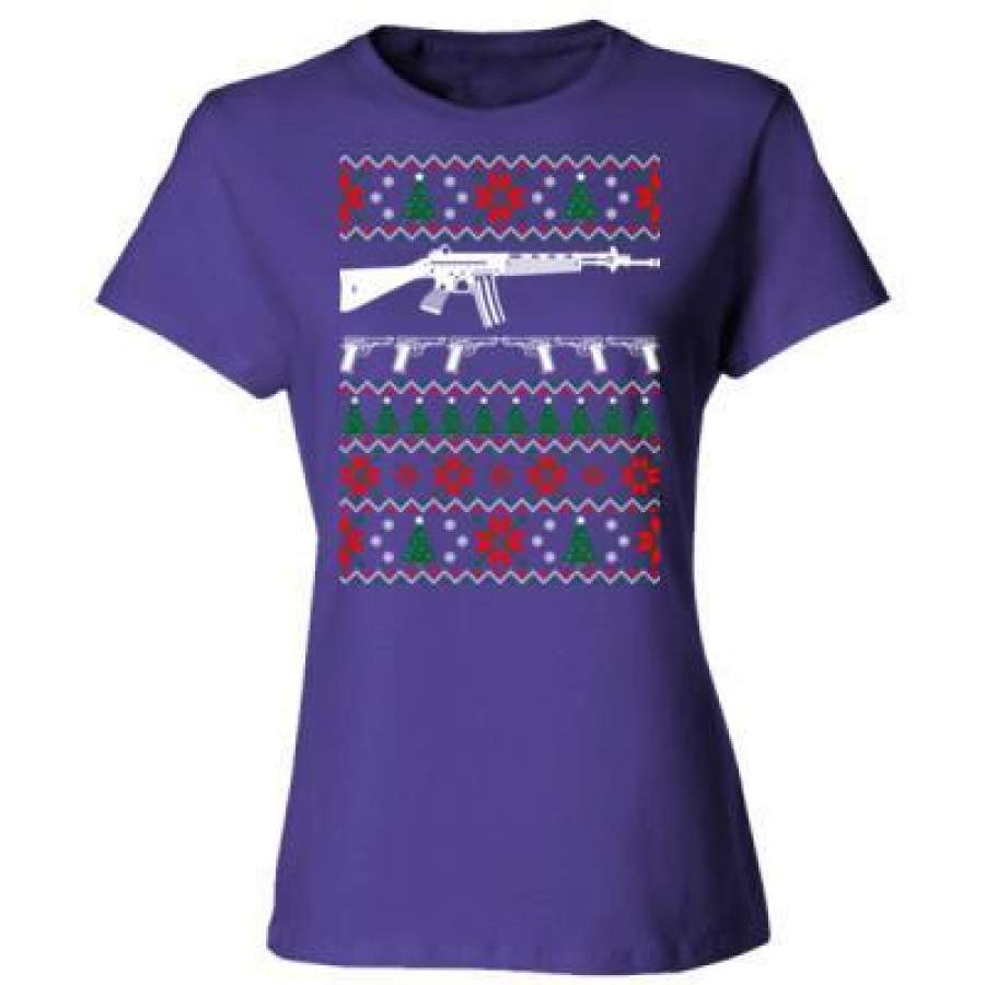 AGR AR15 Ugly Christmas Sweater – Ladies’ Cotton T-Shirt