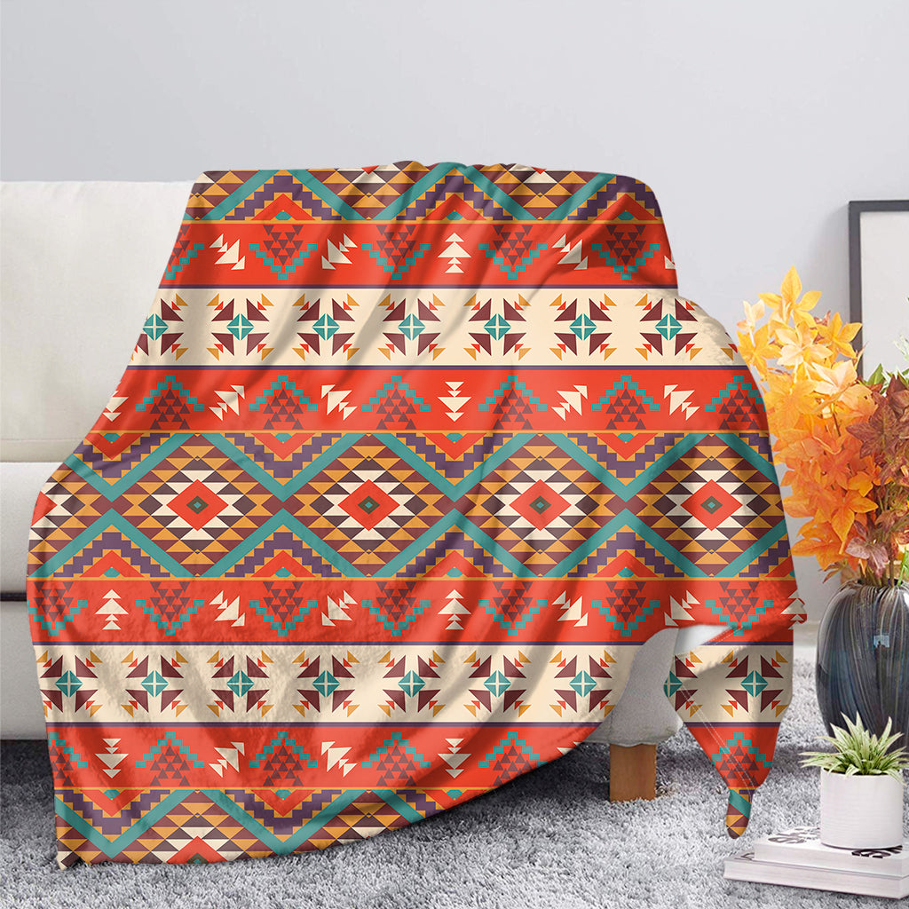 Geometric Native Pendleton Navajo Print Blanket