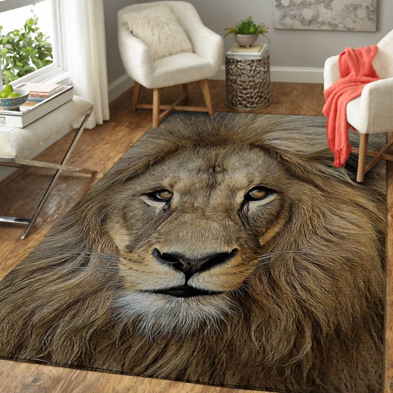 The Lion – Animals Collection Area Rug Carpet