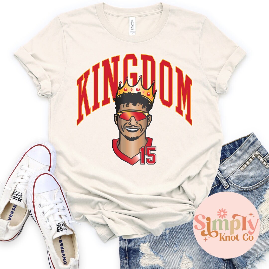 Kansas City Kingdom Mahomes Shirt, Kansas City Football Tshirt, KC Football Mahomes Tee, Patrick Mahomes Shirt, Kansas City Gift, KC Kingdom