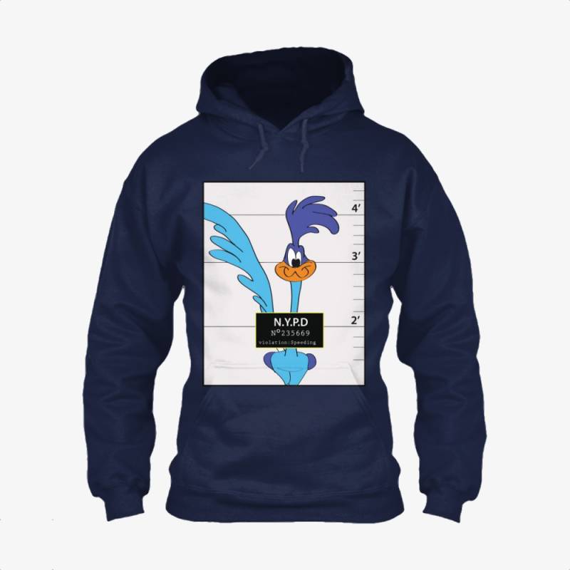 Roadrunner Mugshot, Bugs Bunny Classic Hoodie