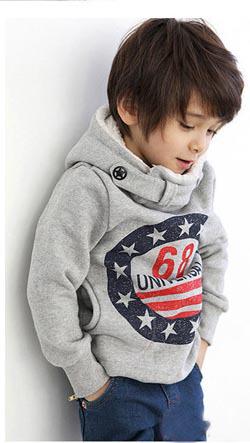 2017 Promotion Active Unisex Animal Regular Full Cotton New Winter Korean And Monogrammed Hooded Children Brushed Hoodies