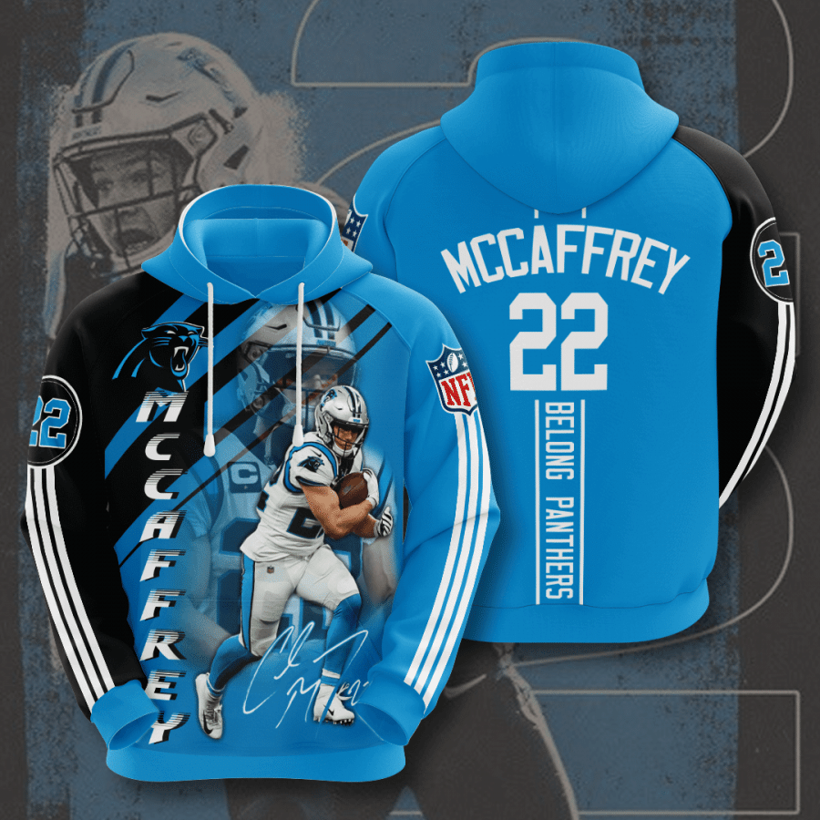 Carolina Panthers Christian Mccaffrey 3D Hoodie