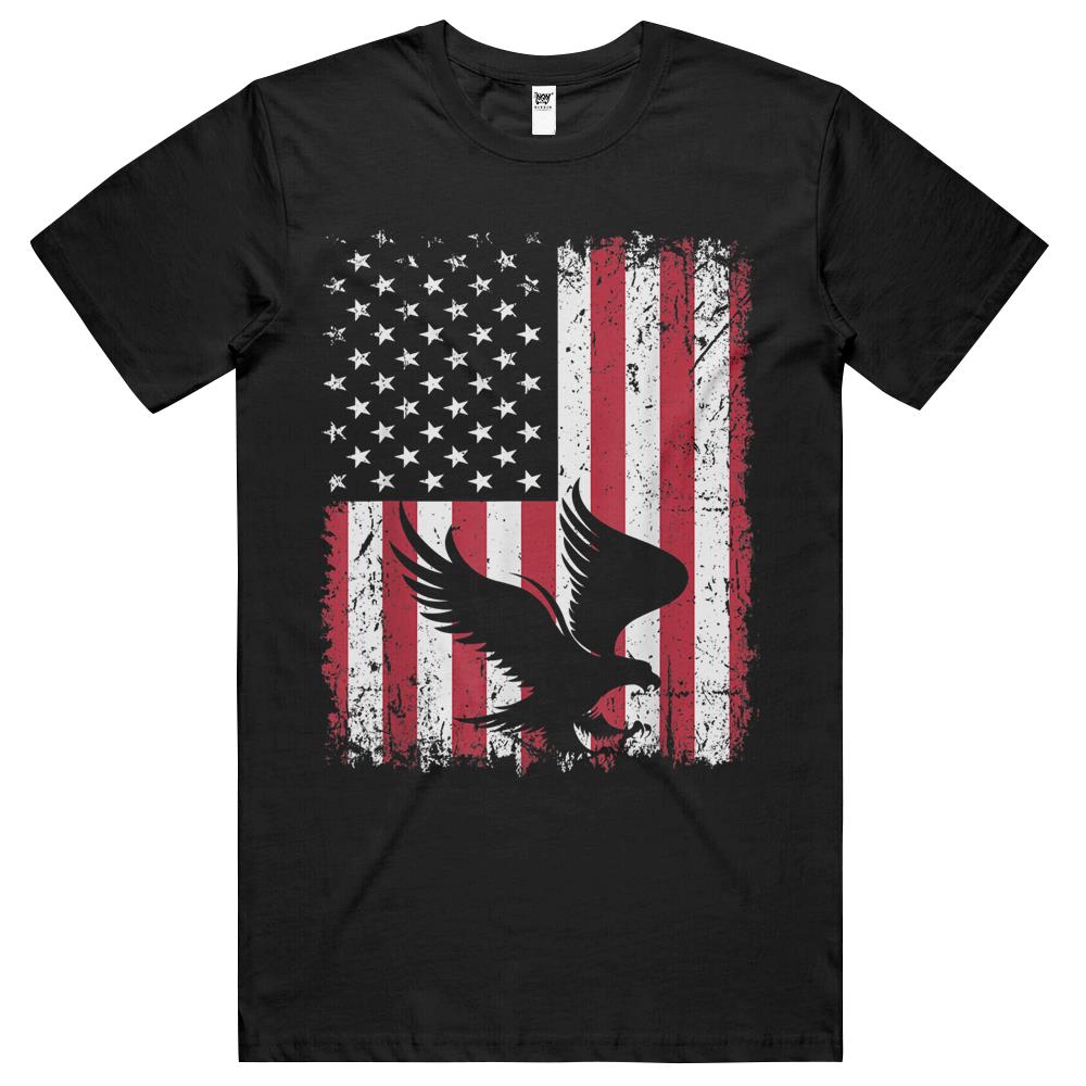 American Flag Eagle Animal Vintage 4th Of July Gift T Shirts