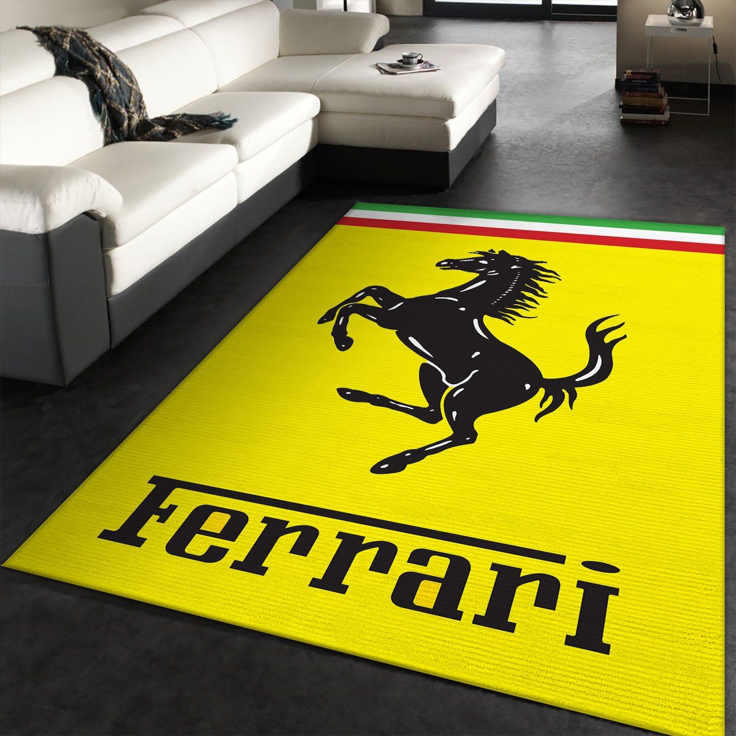 Ferrari Logo SuperCars Area Rugs Living Room Carpet FN121224 Local Brands Floor Decor The US Decor