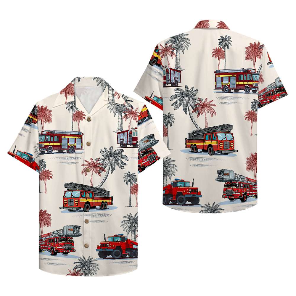 Firefighter Hawaii Shirt For Men Women Ha74000