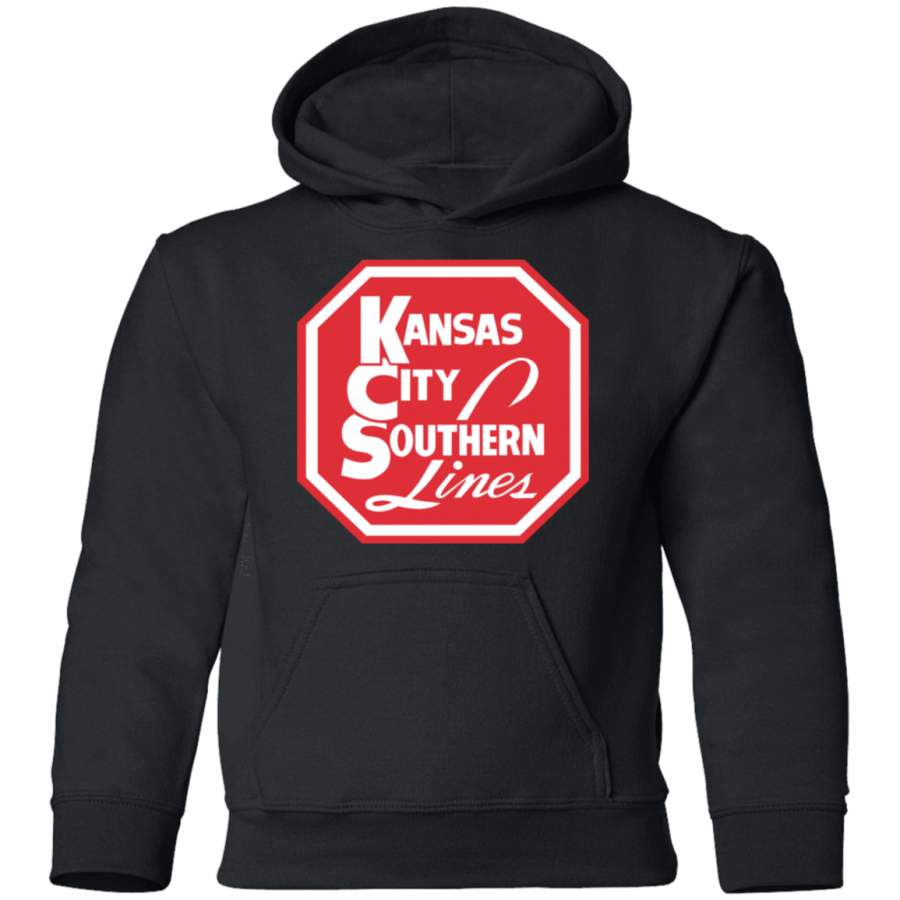 Kansas City Southern Railway [KCS] Logo Youth Pullover Hoodie