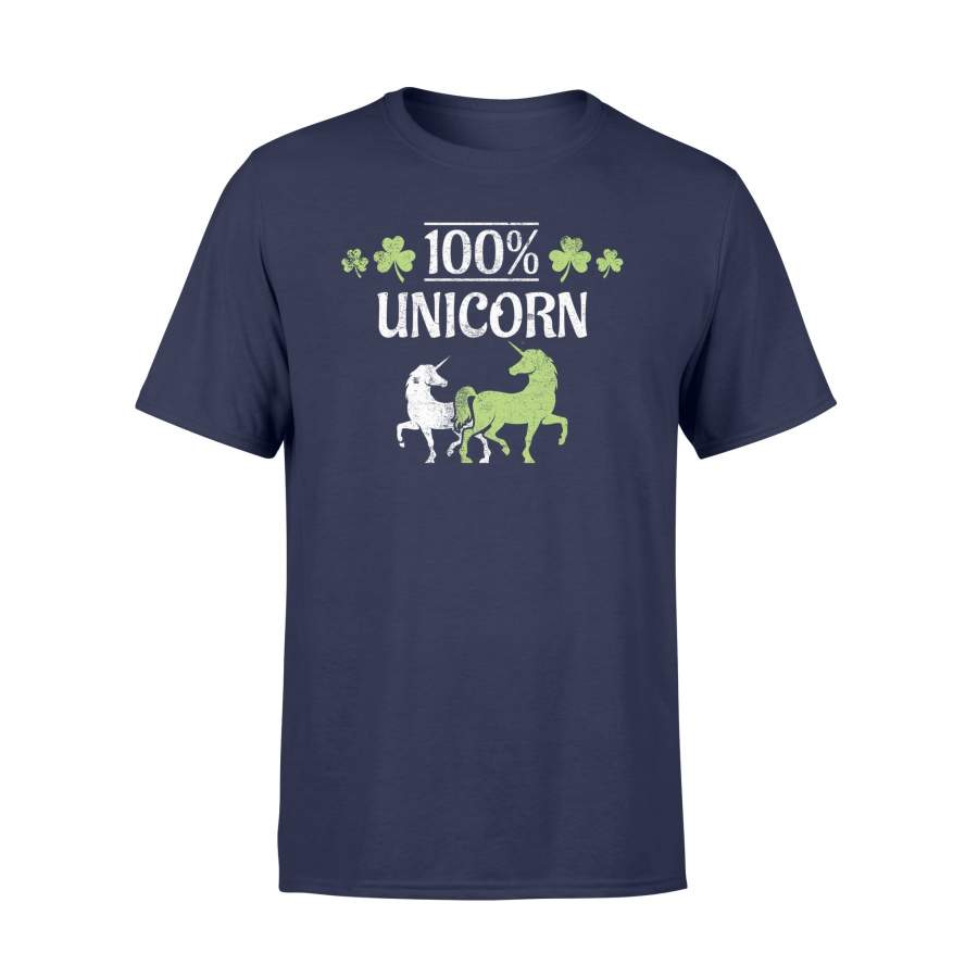 100 Percent Unicorn St. Patrick’s Day T Shirt