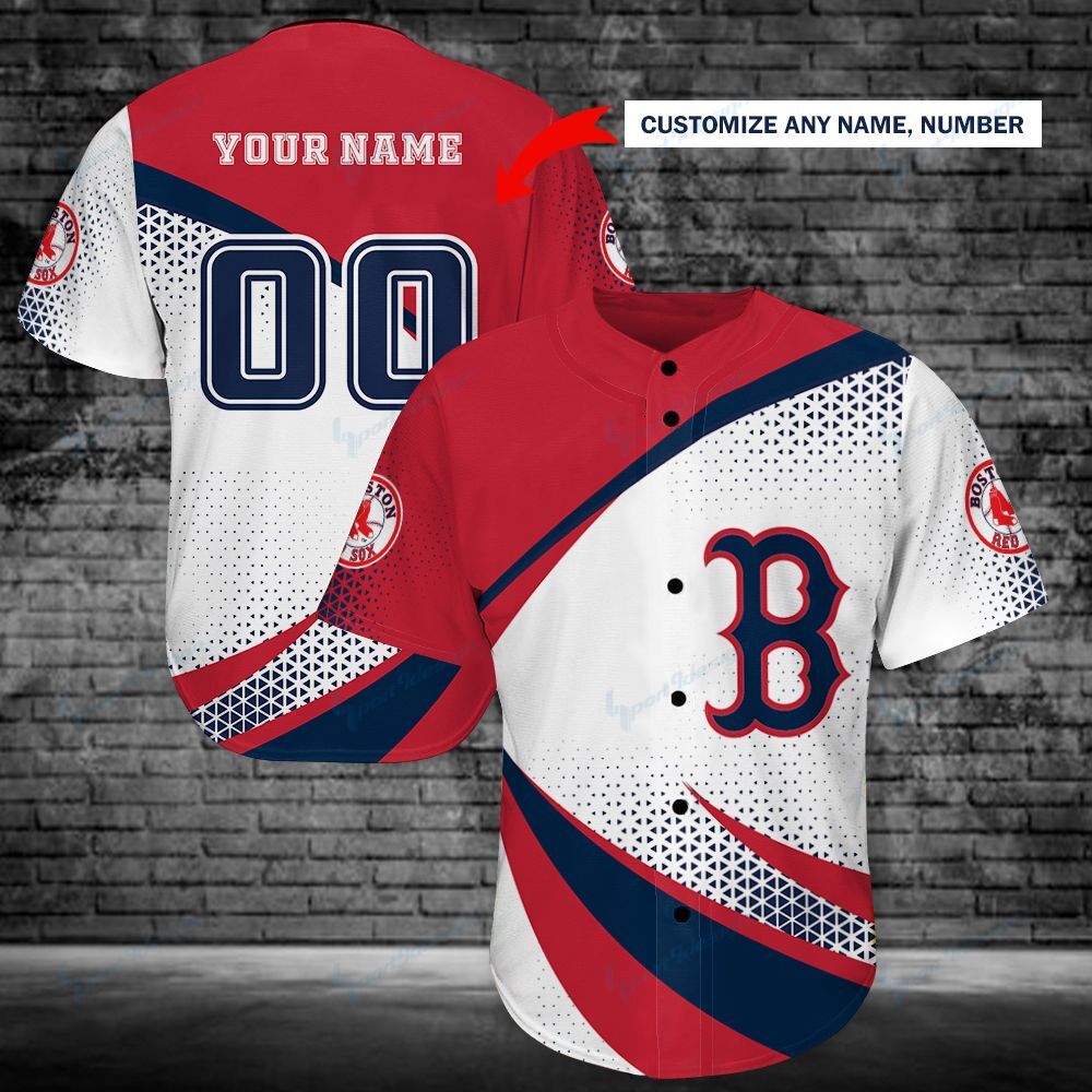 Boston Red Sox Personalized Baseball Jersey Shirt 183