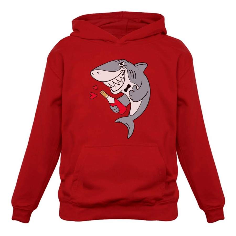 Valentine’s Day Romantic Shark Doo Doo Hoodie