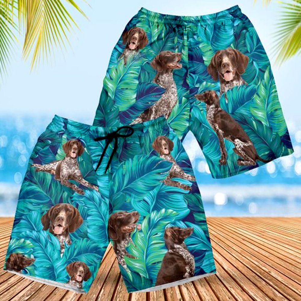 German Shorthaired Pointer Dog Lovers Gift Hawaii Shorts Ha37293