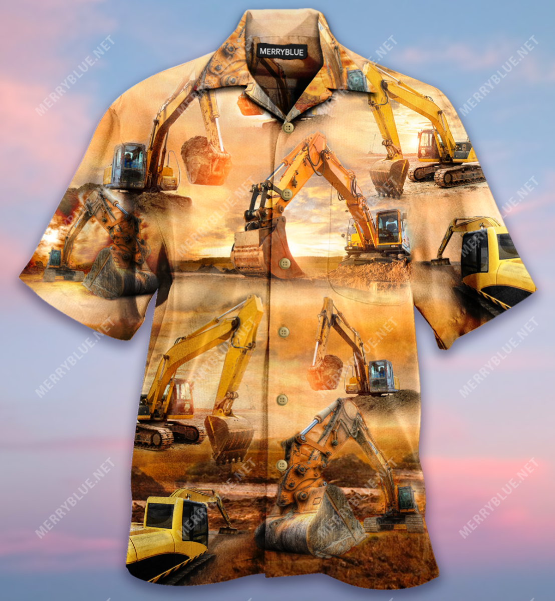 Real Men Operate Excavator Unisex Hawaii Shirt Ha109236