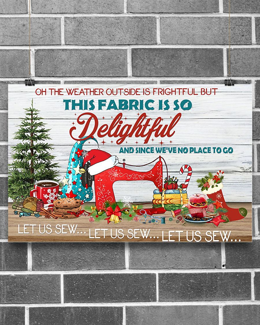 Let Us Sew Horizontal Canvas And Poster | Wall Decor Visual Art